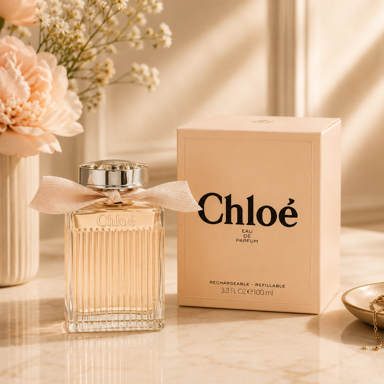 Perfume Chloé Eau de Parfum Feminino 75ml – Floral Elegante e Atemporal